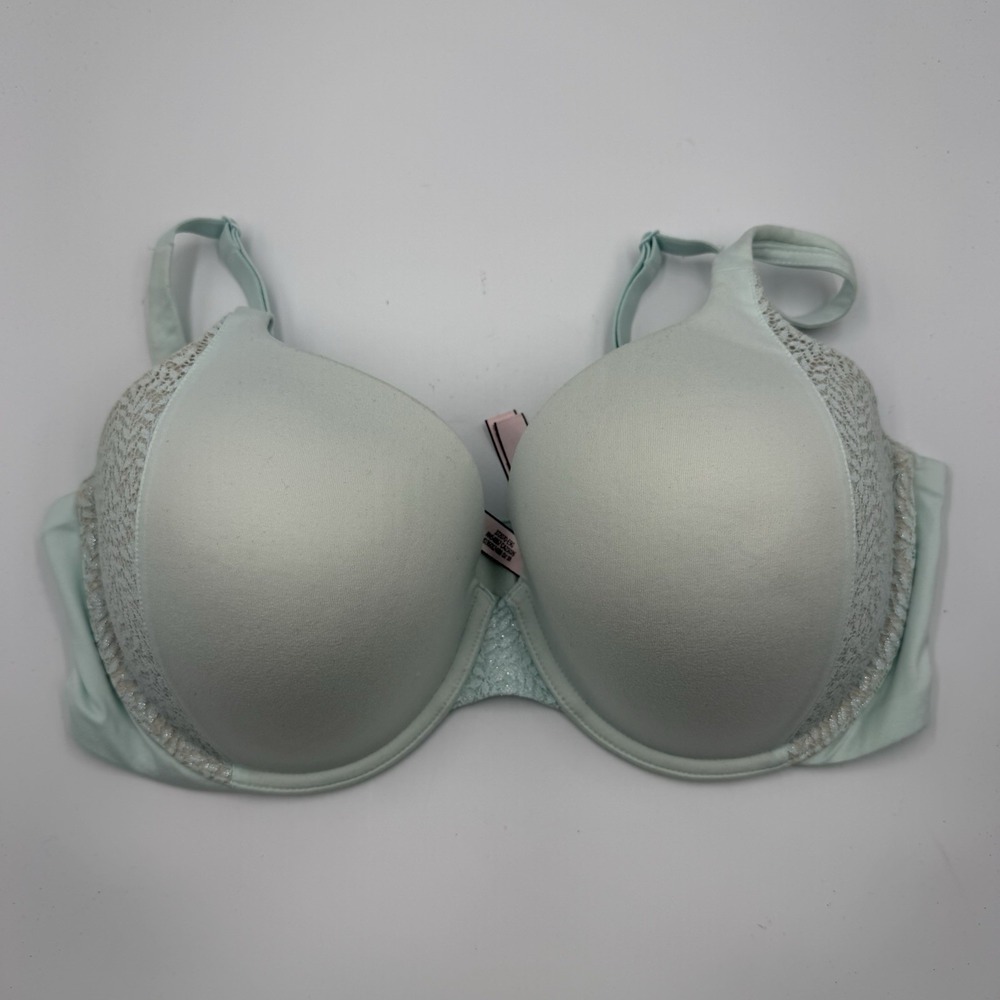 Victoria's Secret Body By Victoria Perfect Coverage Bra 36DD Mint Green